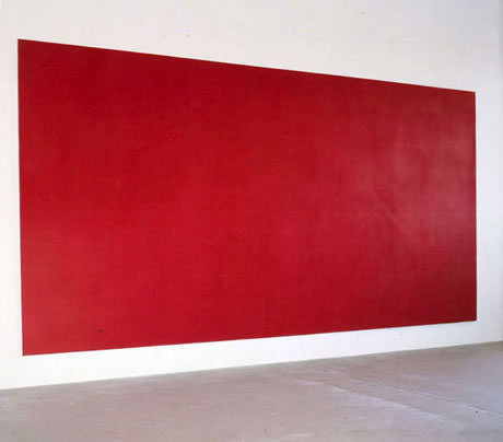 Red Painting, 1981, Olivier  Mosset